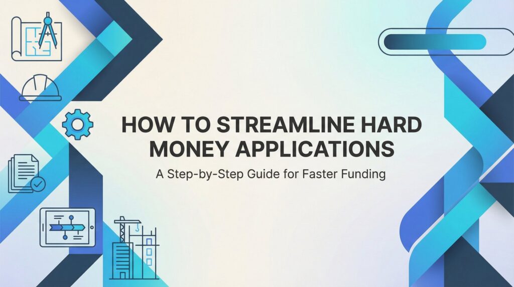 Learn how to streamline hard money applications by organizing documentation, communicating your investment strategy clearly, and staying responsive throughout the underwriting process. This guide reveals what lenders actually need to approve deals quickly, helping real estate investors eliminate delays that can cost them competitive properties in fast-moving markets.