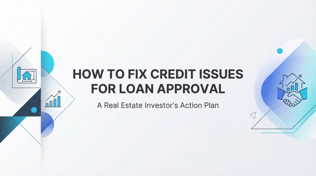 Real estate investors facing credit challenges can use this strategic action plan to identify and resolve issues blocking loan approval. Learn how to audit credit reports for errors, prioritize fixes that matter most to lenders, and implement targeted strategies to strengthen your credit profile quickly—so you can secure financing and close deals before opportunities disappear to competitors.